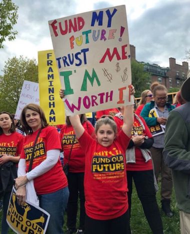 Massachusetts marchers