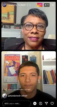 Zoom with Becky Pringle and California Aspiring Educator Jonathan Oyaga