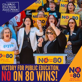 Colorado educators cheer defeat of voucher measure