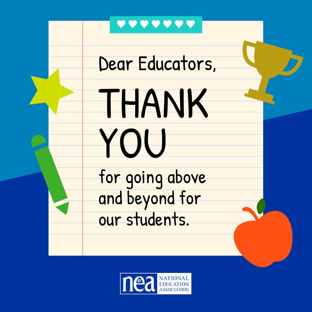 Teacher Appreciation Week NEA