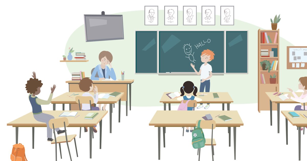 multiply disabled classroom clipart