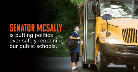 Ad against Senator McSally to Support Funding to Reopen School Buildings Safely