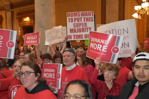 Protesting in Indiana