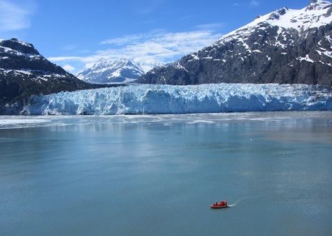 Alaskan glacier view