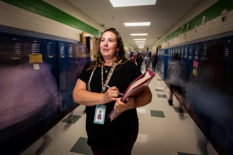 Cassie Gambler, Wyoming teacher