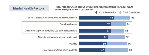 mental health factors polling results