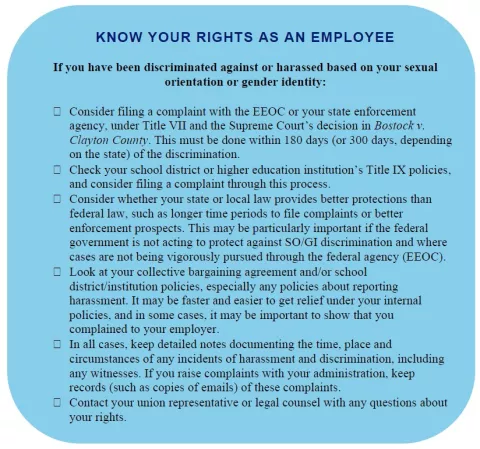 LGBTQ Employee Protections